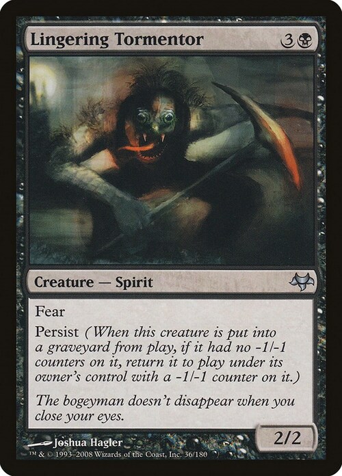 Lingering Tormentor Card Front