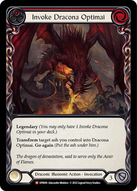 Invoke Dracona Optimai // Dracona Optimai Card Front