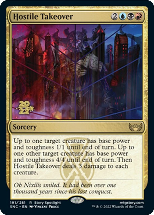 Hostile Takeover Card Front