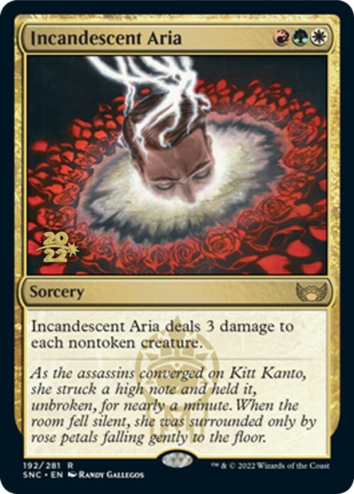 Incandescent Aria Card Front