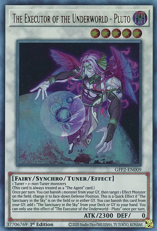 The Executor of the Underworld - Pluto Card Front