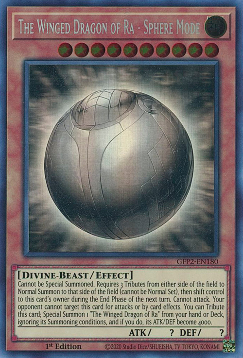 The Winged Dragon of Ra - Sphere Mode Card Front