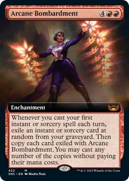 Arcane Bombardment Card Front