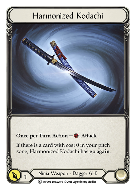 Harmonized Kodachi Card Front