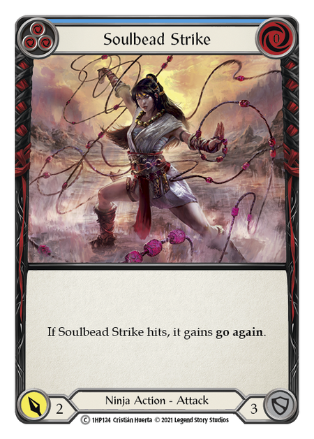 Soulbead Strike - Blue Card Front