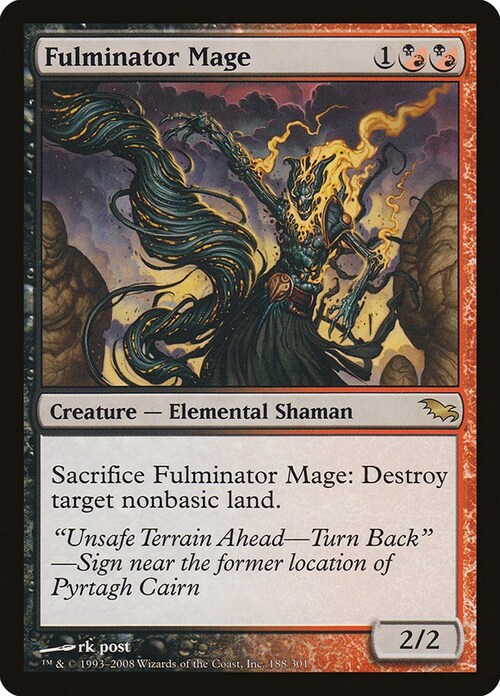 Fulminator Mage Card Front