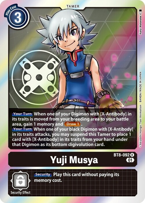 Yuji Musya Card Front