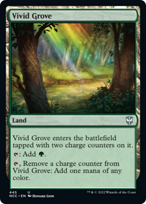 Vivid Grove Card Front