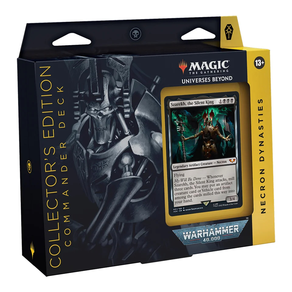 Mondi Altrove: Warhammer 40,000: Extras: "Necron Dynasties" Commander Deck Collector's Edition