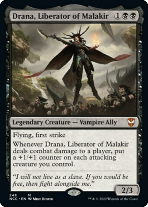 Drana, Liberator of Malakir Card Front