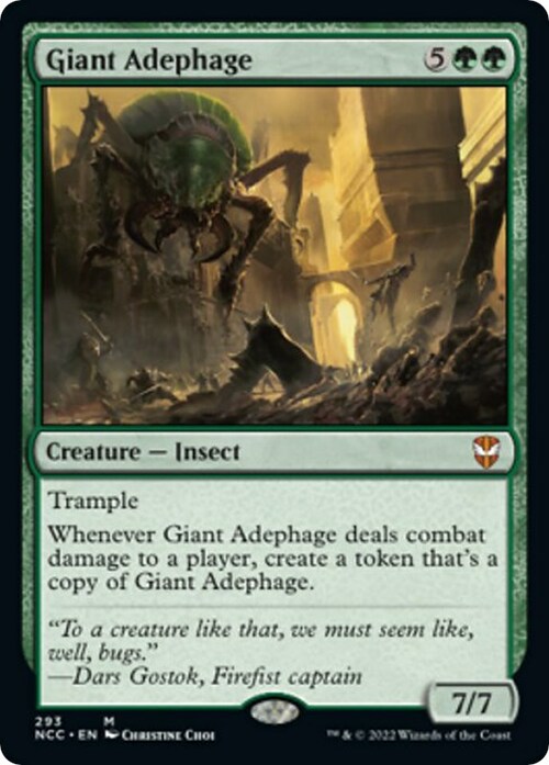 Giant Adephage Card Front