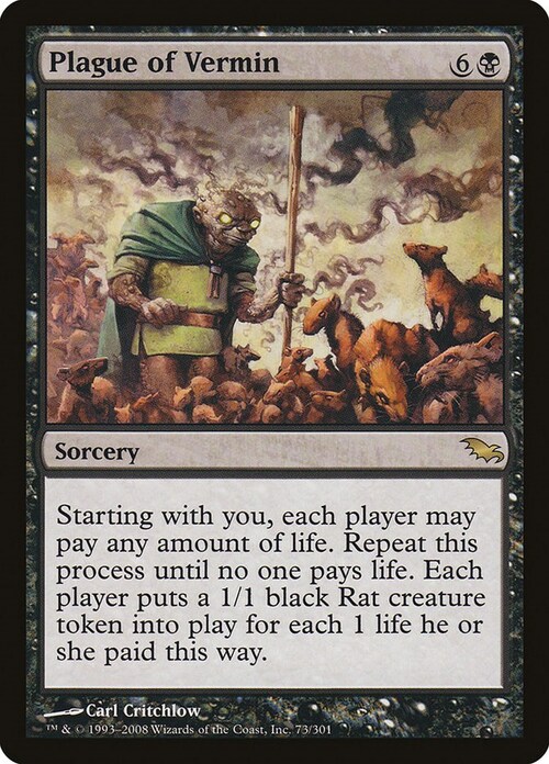 Plague of Vermin Card Front