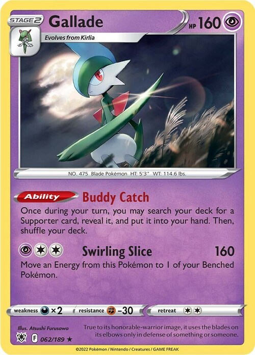 Gallade Card Front