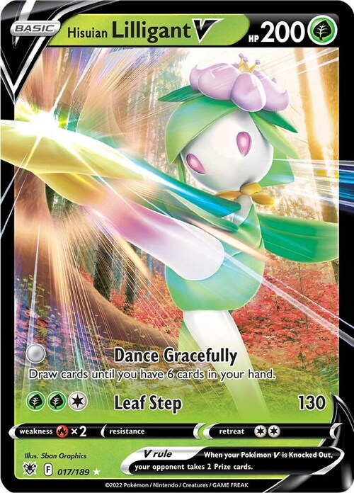 Hisuian Lilligant V Card Front