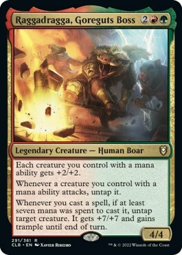 Raggadragga, Goreguts Boss Card Front