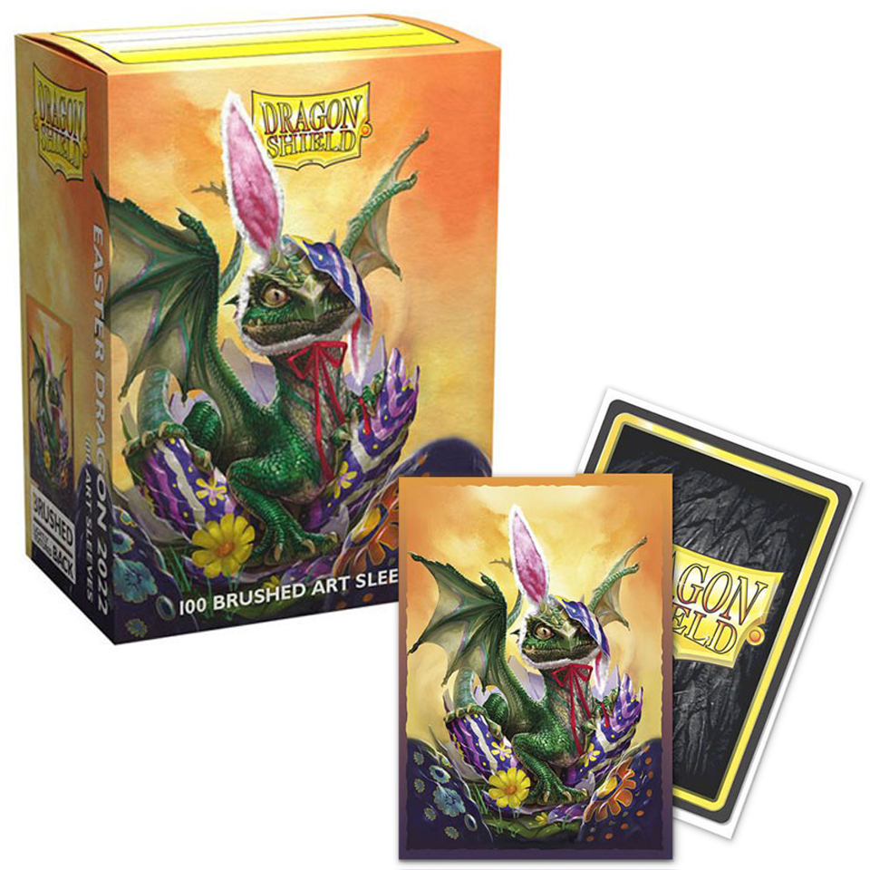 100 Dragon Shield Sleeves - Brushed Easter Dragon 2022