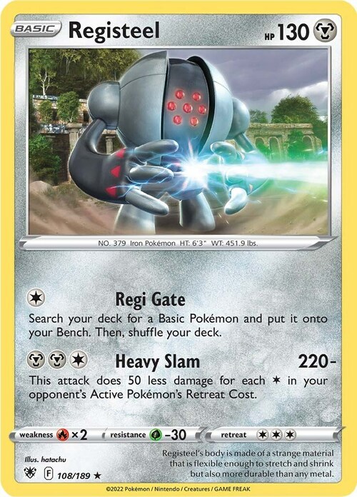 Registeel Card Front