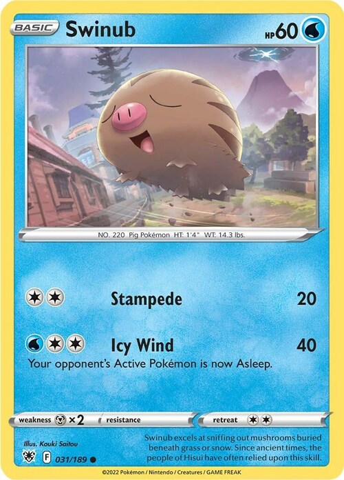 Swinub Card Front