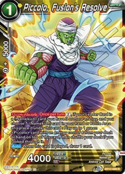 Piccolo, Fusion's Resolve Card Front