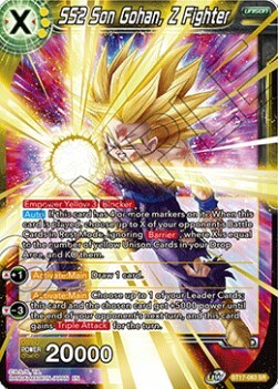 SS2 Son Gohan, Z Fighter Card Front