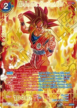 SSG Son Goku, Magnificent Might Card Front