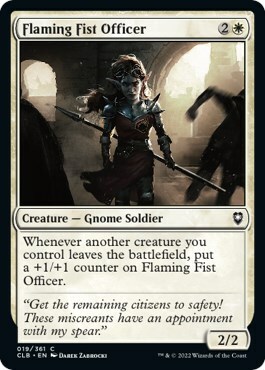 Flaming Fist Officer Card Front