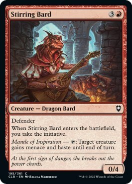 Stirring Bard Card Front