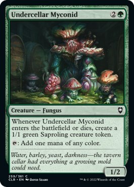 Undercellar Myconid Card Front