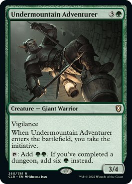 Undermountain Adventurer Card Front