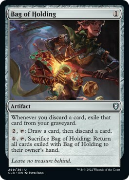 Bag of Holding Card Front