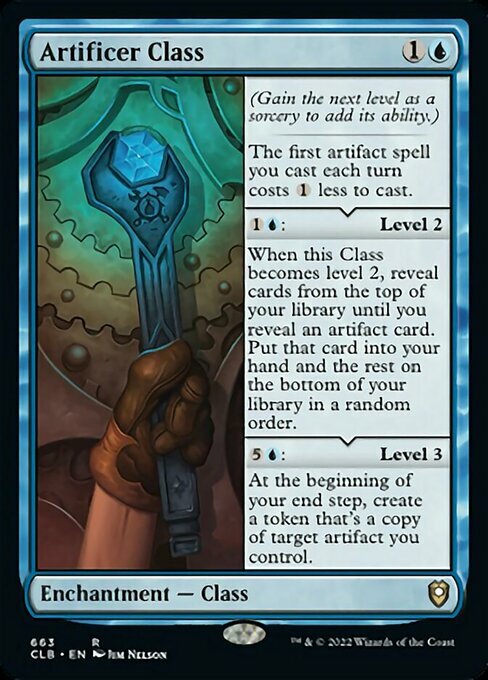 Artificer Class Card Front