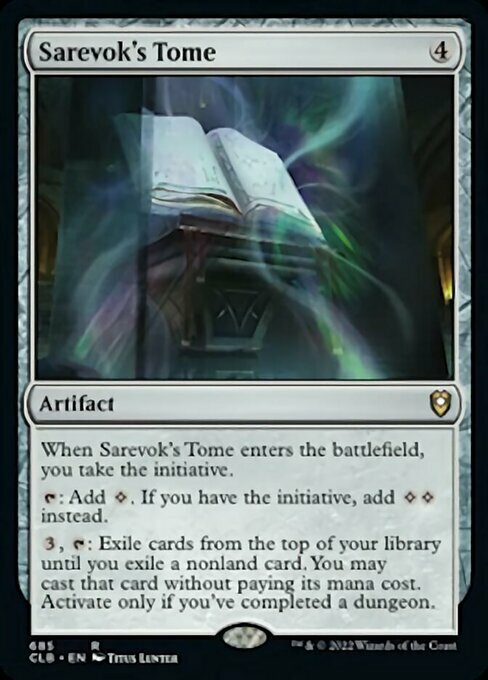 Sarevok's Tome Card Front