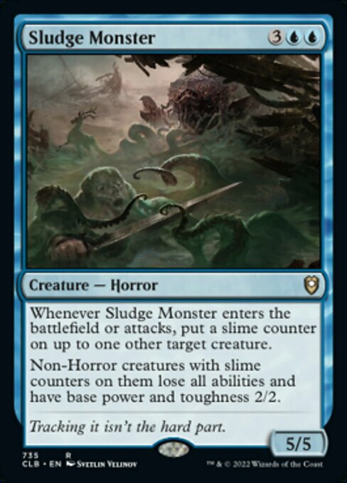 Sludge Monster Card Front