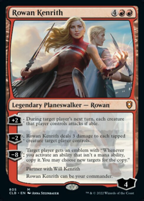 Rowan Kenrith Card Front