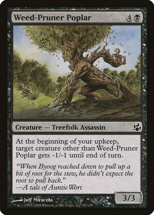 Weed-Pruner Poplar Card Front