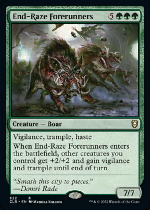 End-Raze Forerunners Card Front