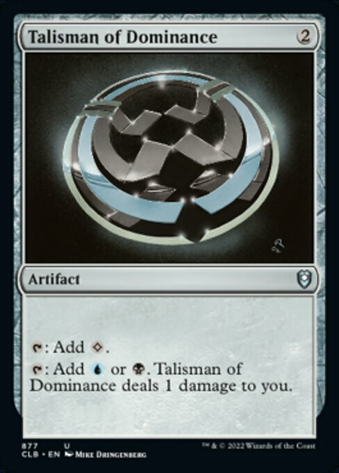 Talisman of Dominance Card Front