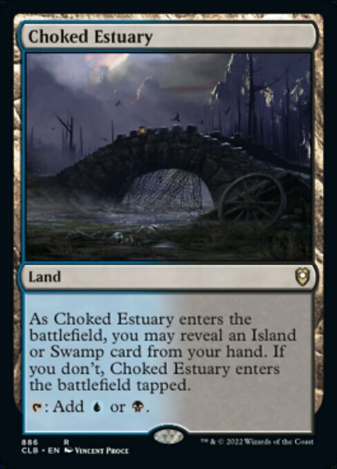 Choked Estuary Card Front