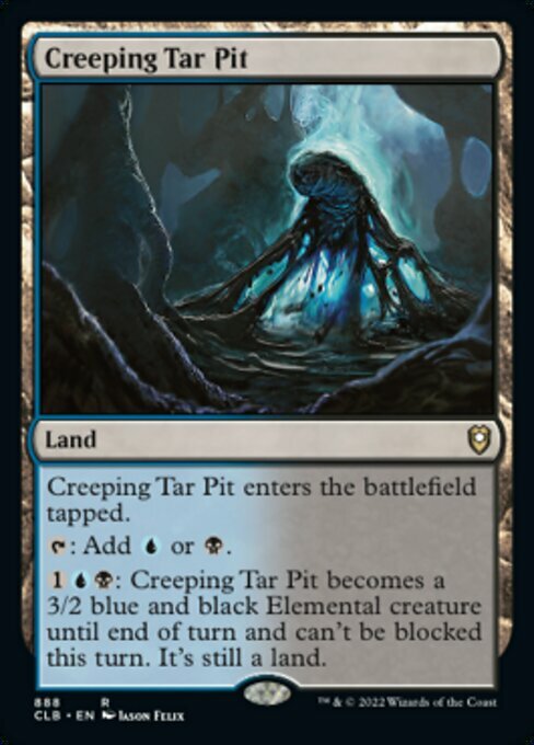 Creeping Tar Pit Card Front