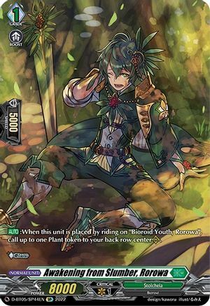 Awakening from Slumber, Rorowa Card Front