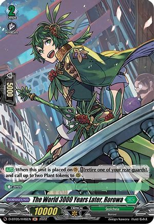 The World 3000 Years Later, Rorowa Card Front