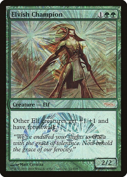 Elvish Champion Card Front