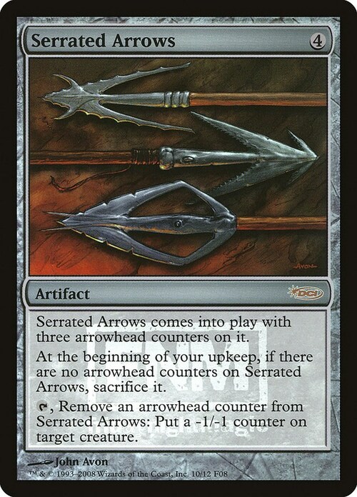 Serrated Arrows Card Front