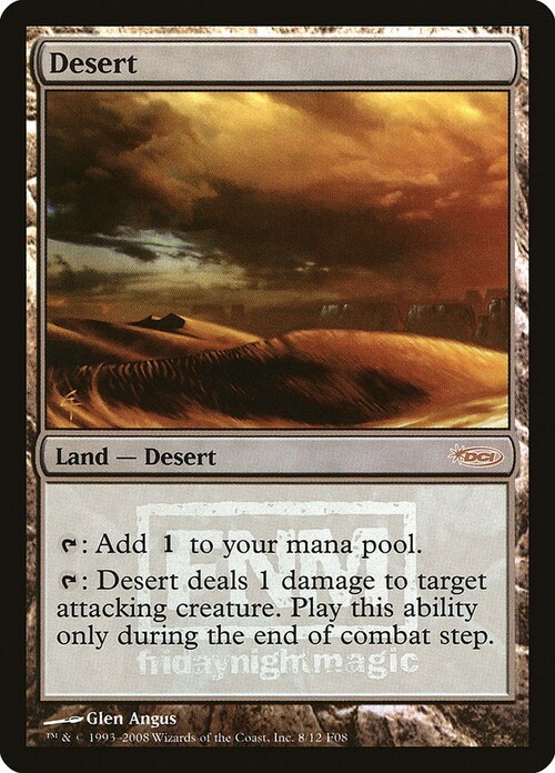 Desert Card Front