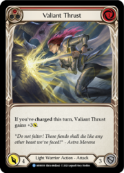 Valiant Thrust - Red