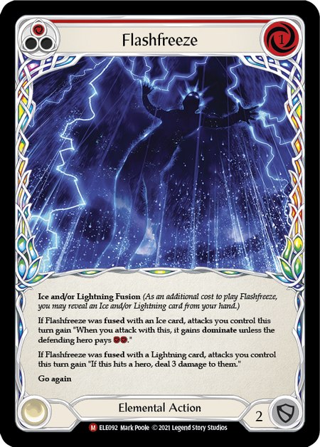 Flashfreeze Card Front