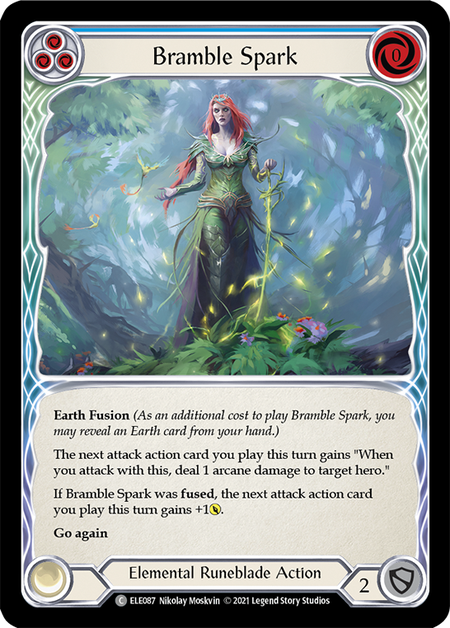 Bramble Spark - Blue Card Front