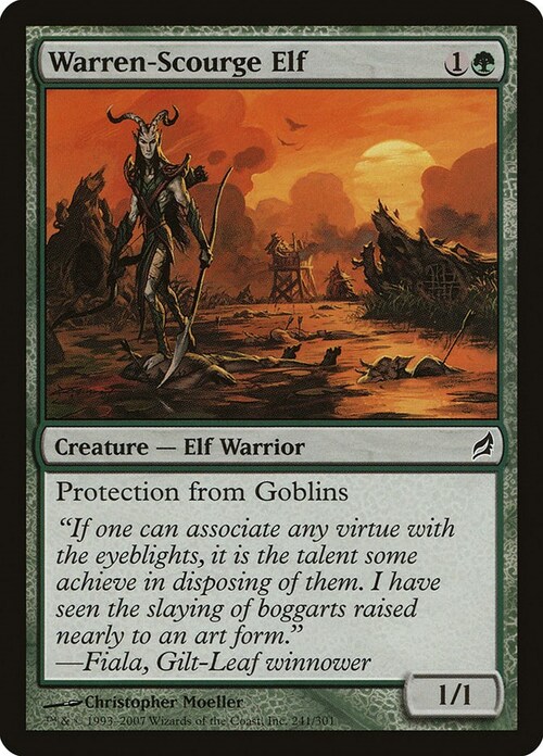 Warren-Scourge Elf Card Front