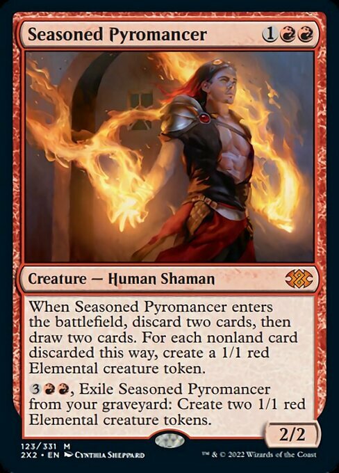 Seasoned Pyromancer Card Front