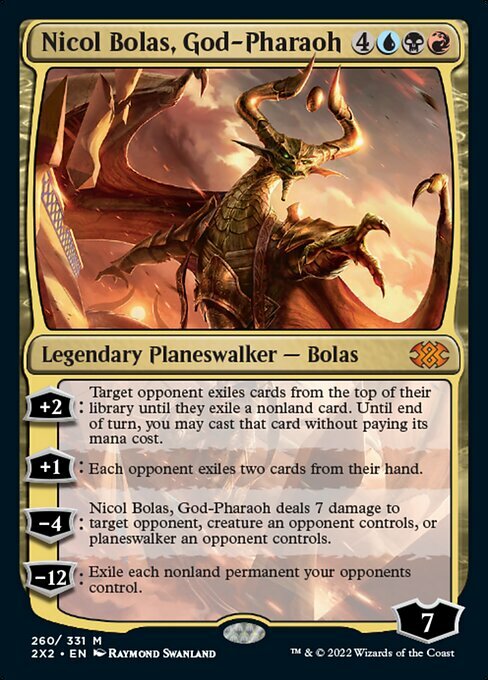 Nicol Bolas, God-Pharaoh Card Front